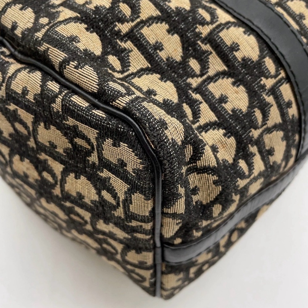 Dior trotter monogram Black and Cream Patterned Travel Bag - Picture 8 of 13